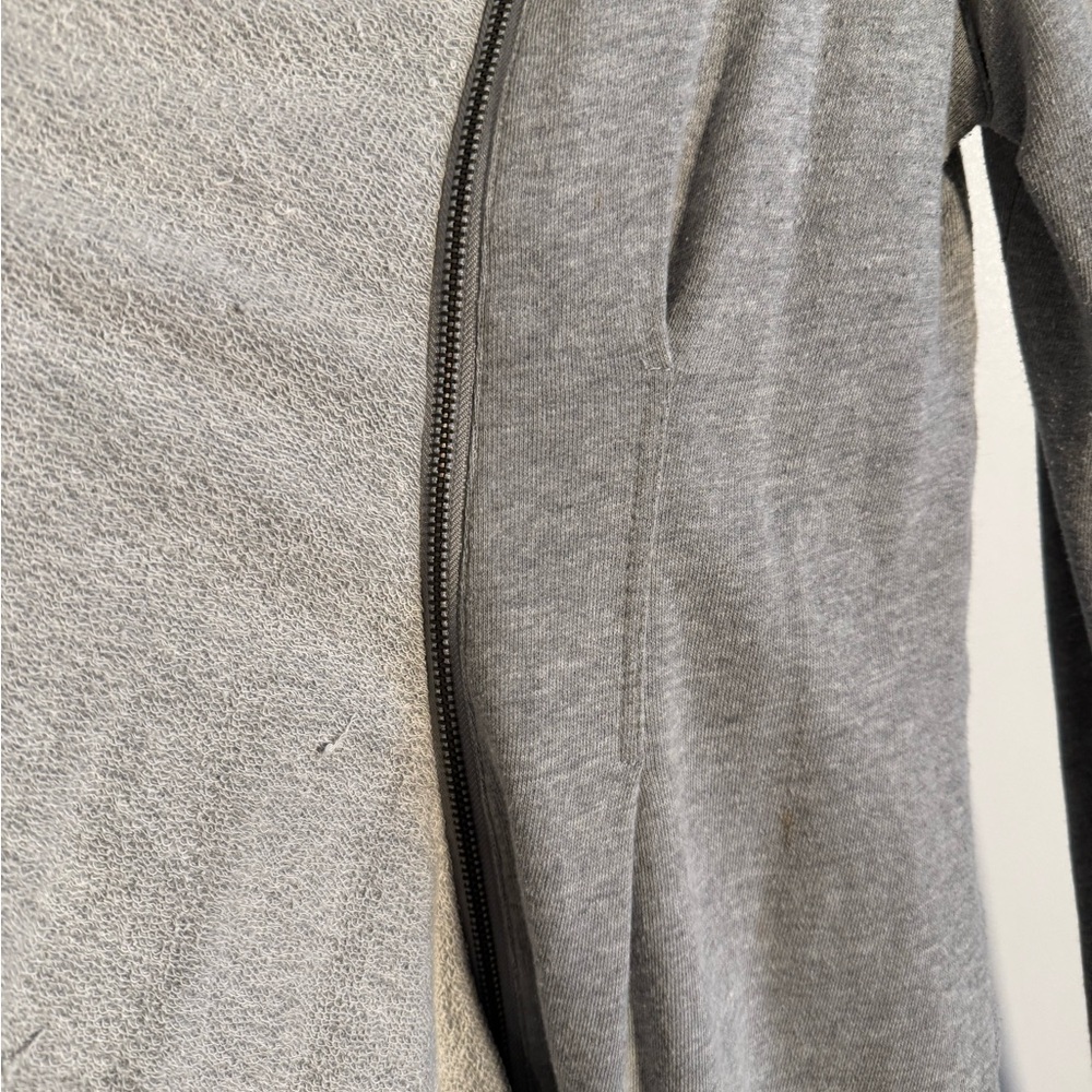 Mystree Light Gray Ruffle Cardigan - Picture 6 of 8